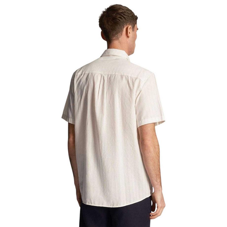 LYLE & SCOTT  Camicia Regolare Striscia Strutturata 