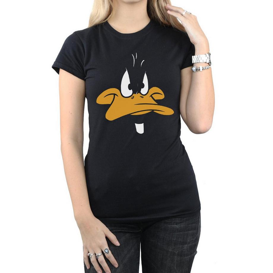 LOONEY TUNES T-shirt Visage Daffy Duck  