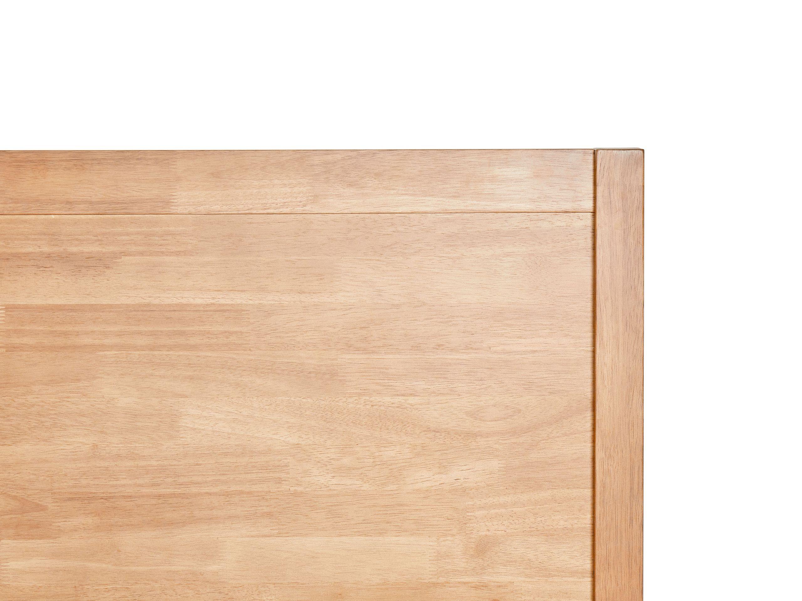 Beliani Letto en Legno di caucciù Rustico CHAMPAGNAT  