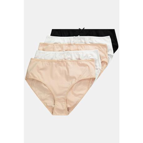 Ulla Popken  Culottes, lot de 5, matière élastique 