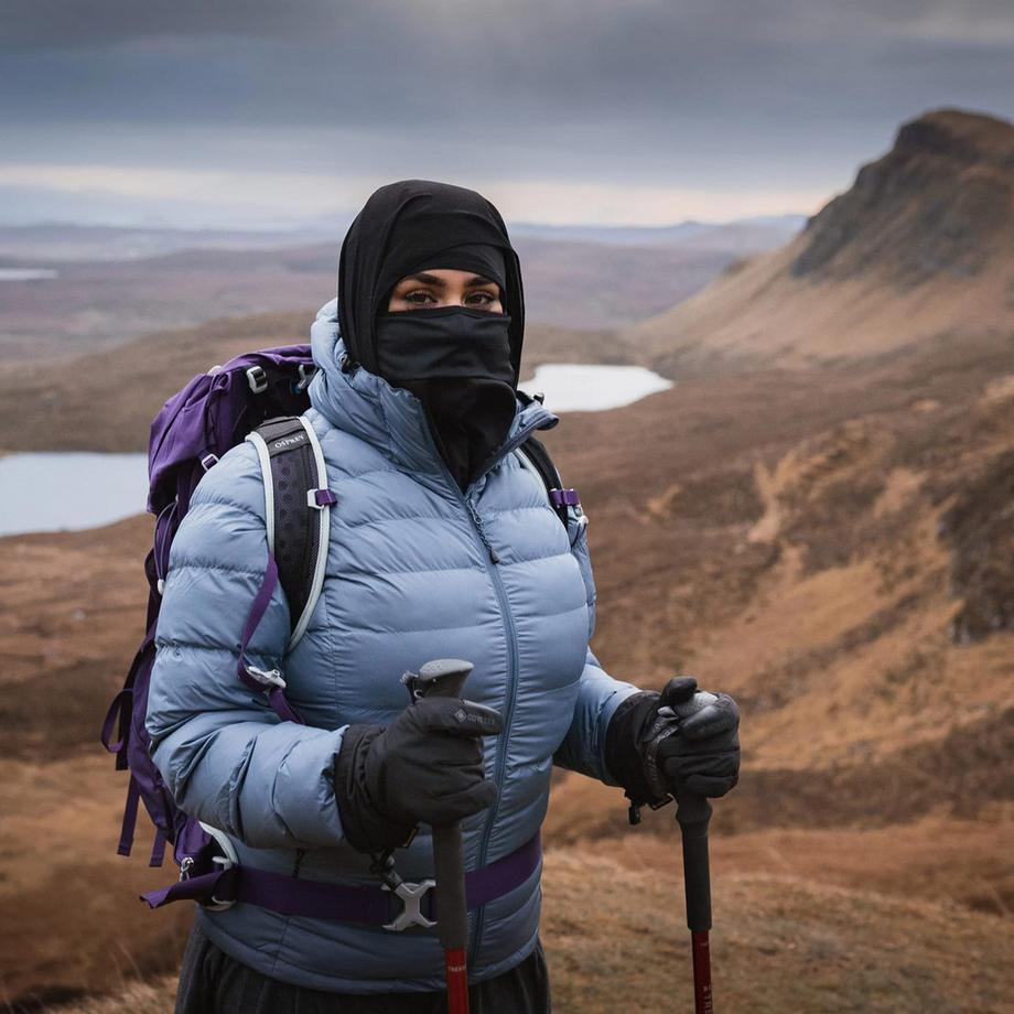 Trekmates Niqab in seta Amira per escursioni all'aperto  
