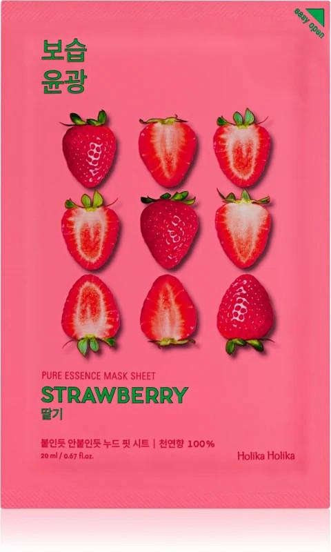 HOLIKA HOLIKA  Pure Essence Mask Sheet Strawberry 