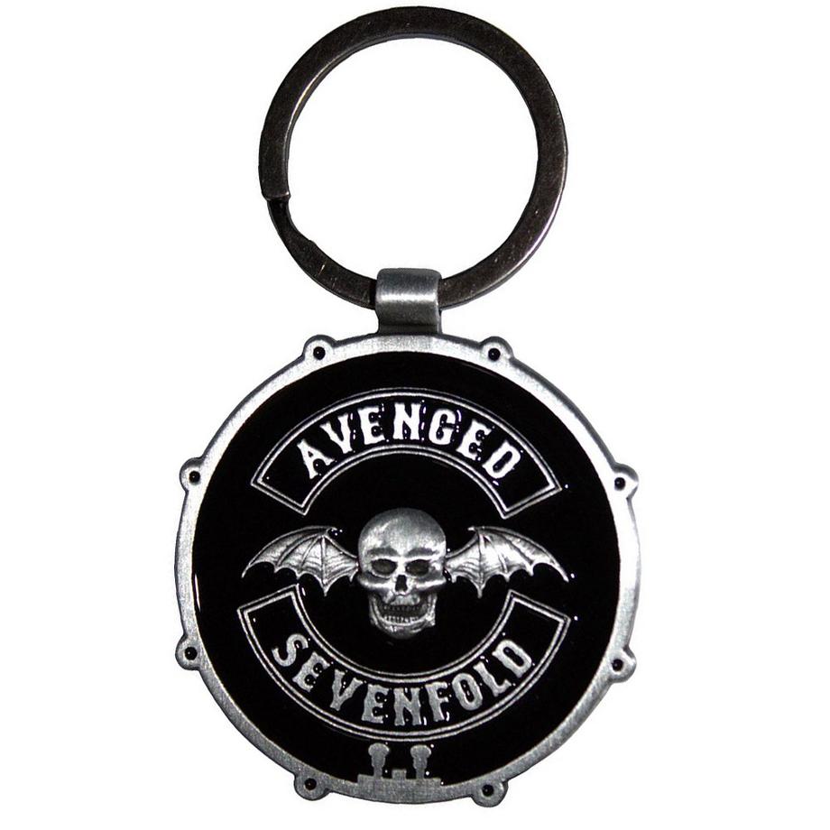 Avenged Sevenfold Porte-clés Tête de Mort Chauve-souris  