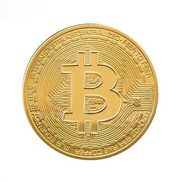 Vergoldeter BitCoin