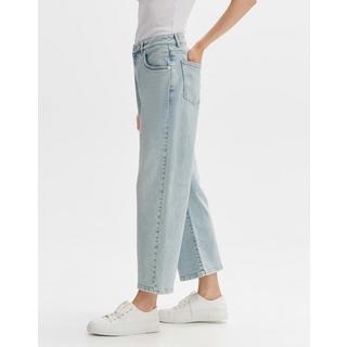 OPUS  Wide Cropped Jeans Momito fresh gerade geschnitten 