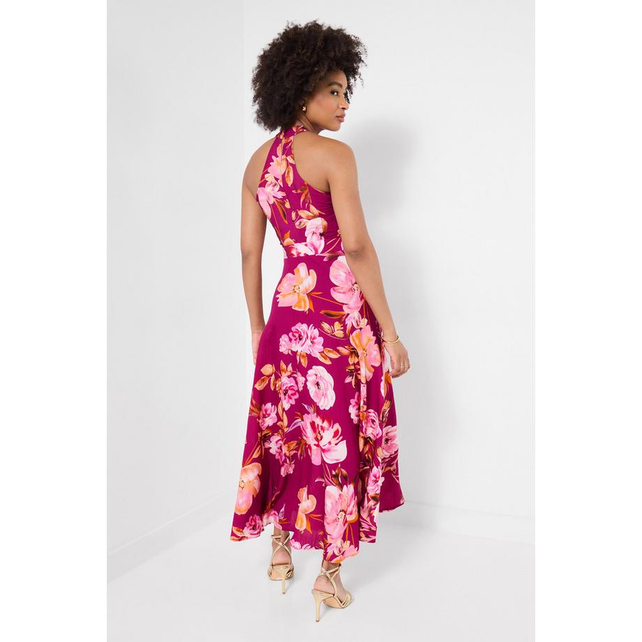 Joe Browns Robe Maxi Florale Licou avec Détail Dos Goutte  