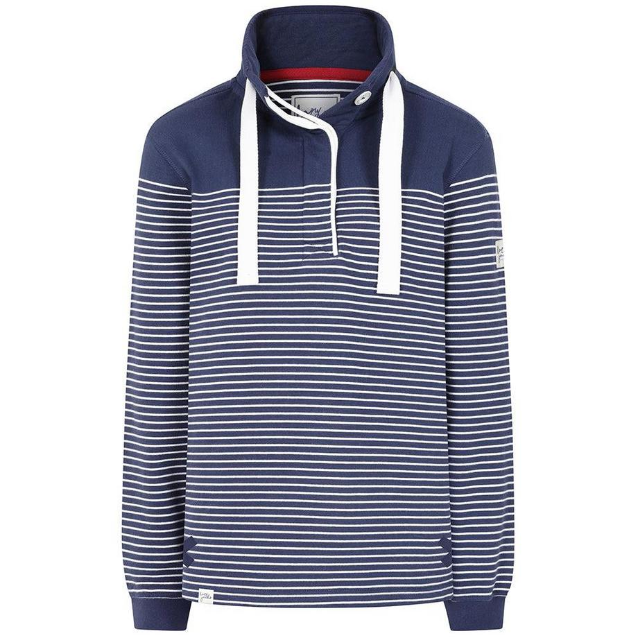 Lazy Jacks Sweatshirt rayé à col boutonné  