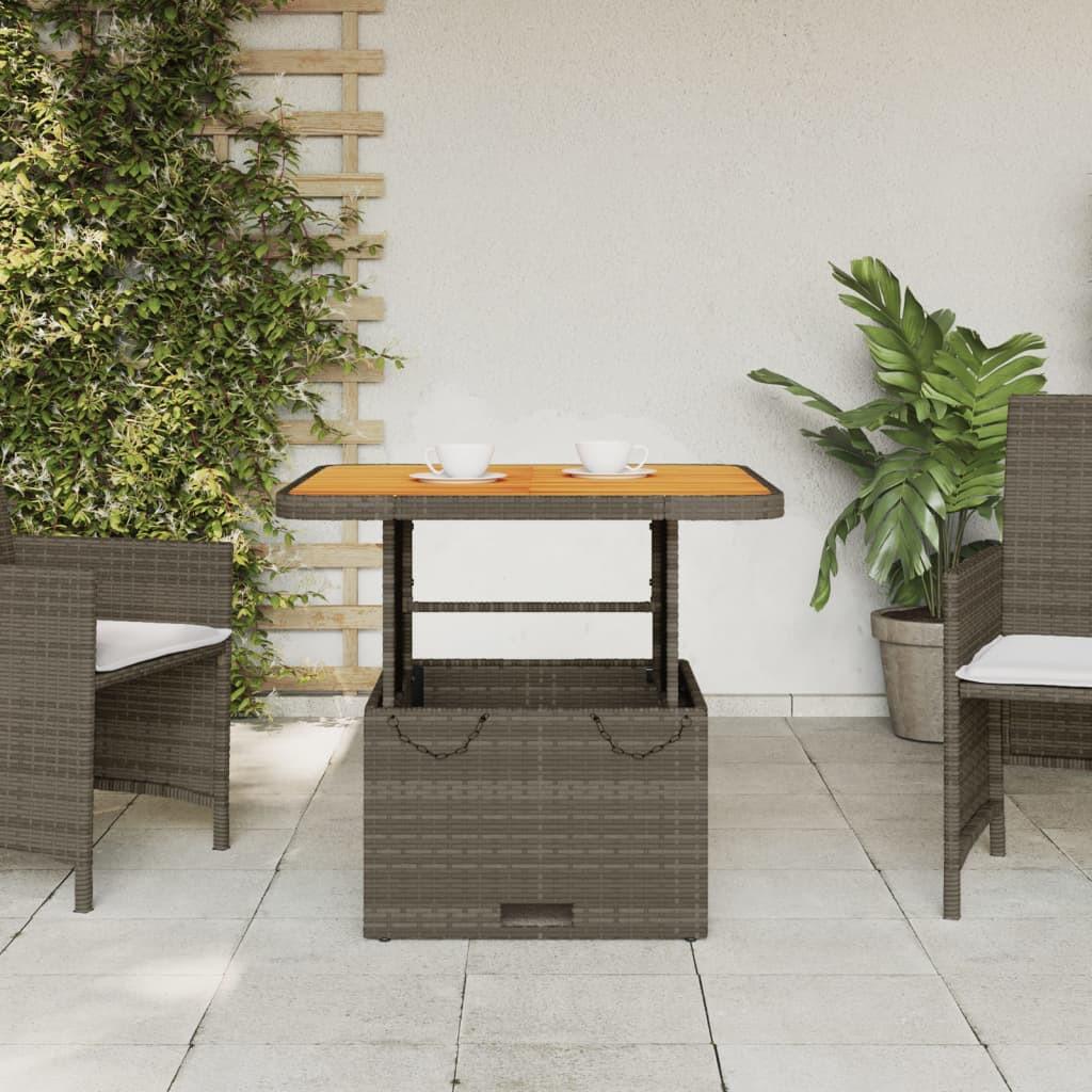 VidaXL Gartentisch poly-rattan  