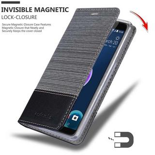 Cadorabo  Housse compatible avec HTC Desire 12 - Coque de protection avec fermeture magnétique, fonction de support et compartiment pour carte 