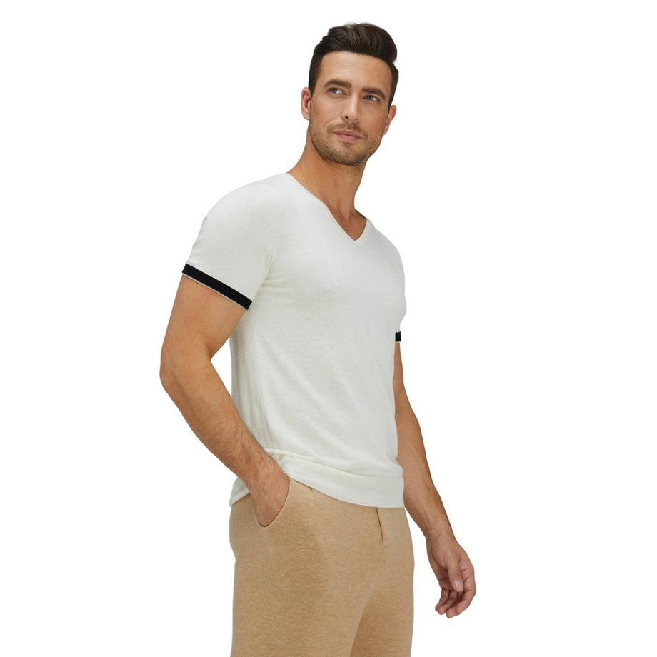 Bellemere New York T-Shirt Rigata Maniche Corte  