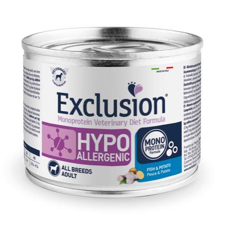 Exclusion  Vet Hypoallergenic Adult All Breeds Fish - Multipack 