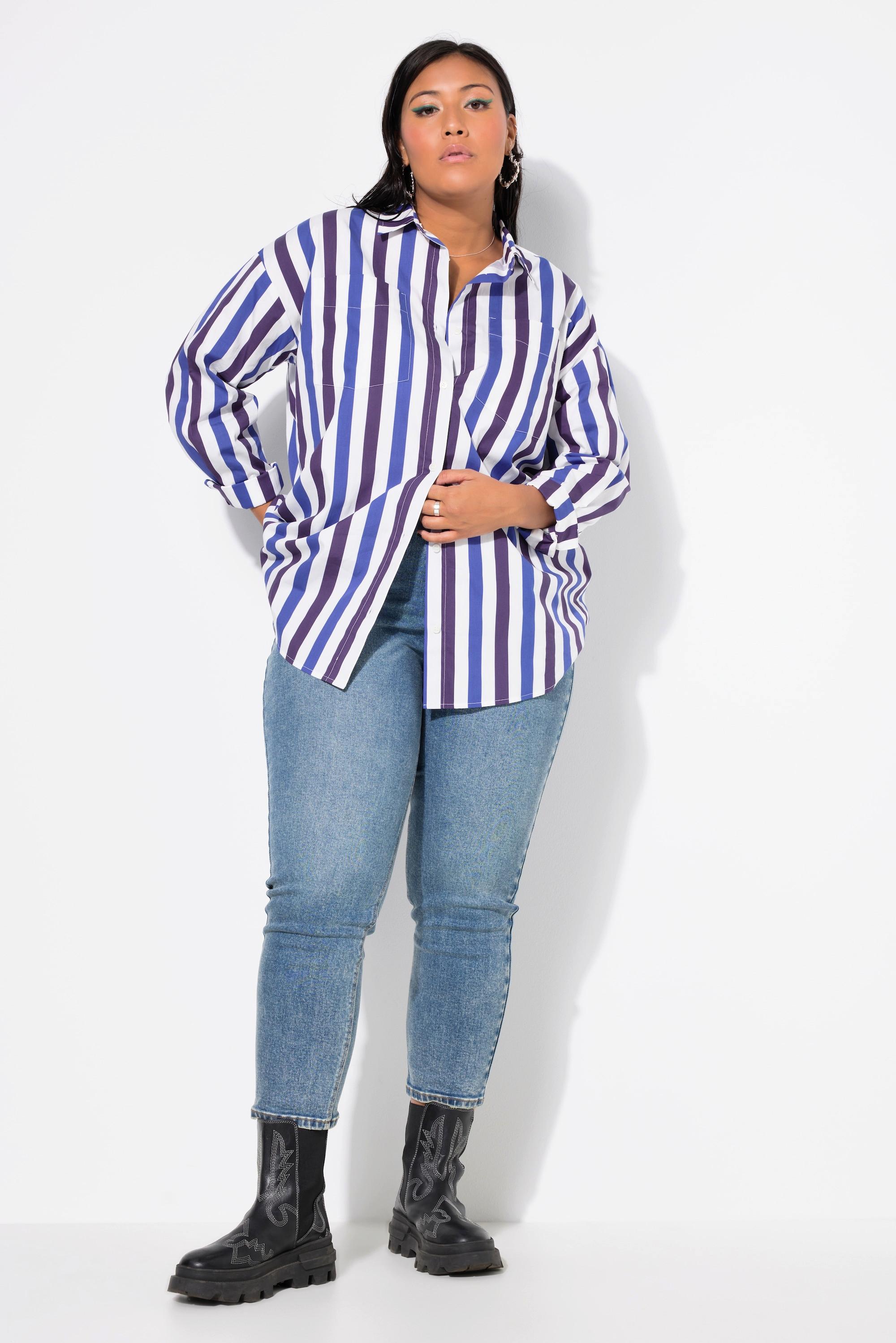 Studio Untold Mom Jeans Wide Leg 5-Pocket Elastikbund  