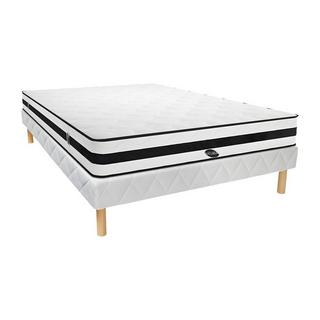 NATUREA Ensemble sommier + matelas Naturel ressorts ensachés AGATHE de NATUREA  