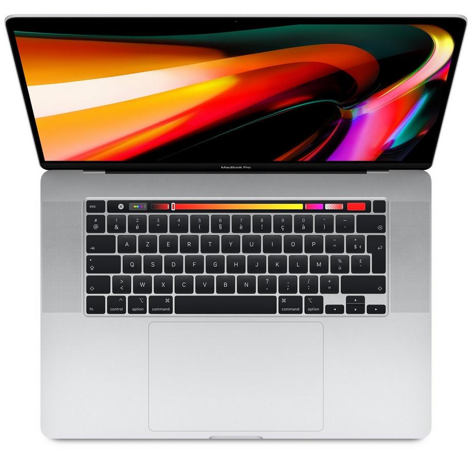 Refurbished MacBook Pro Touch Bar 16" 2019 Core i9 2,4 Ghz 64 Gb 1 Tb SSD Silber - Sehr guter Zustand