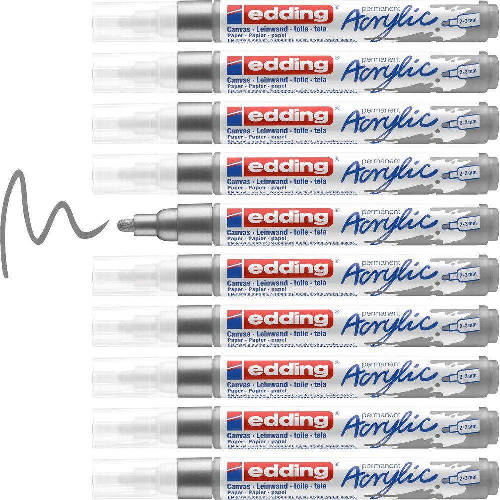 Edding EDDING Acrylmarker 5100 2-3mm 5100-923 silber sdm  