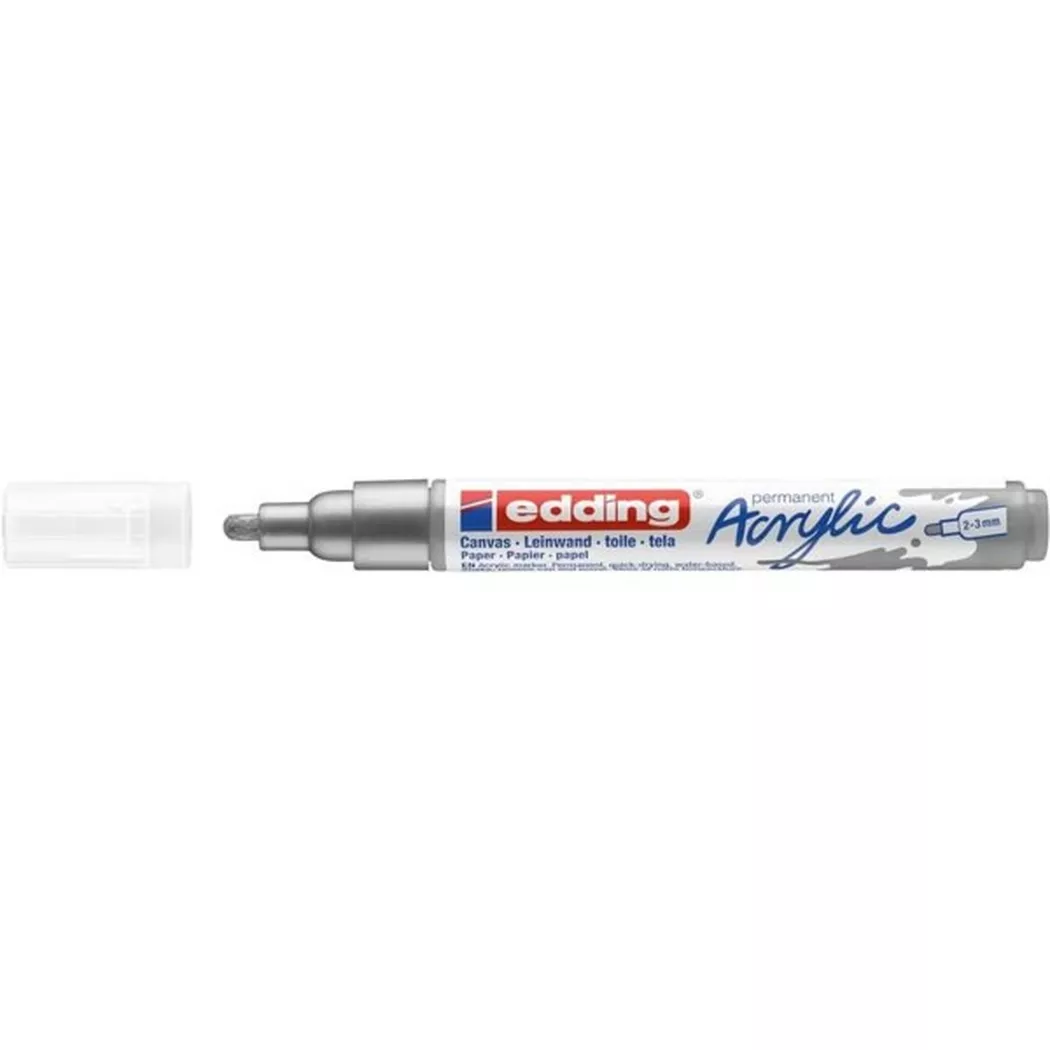 edding 5100 Acrylic "Acrylmarker - Mittel" - Silber