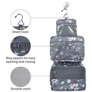 Only-bags.store Borsa da Toilette da Appendere Grande Beauty Case con Gancio  