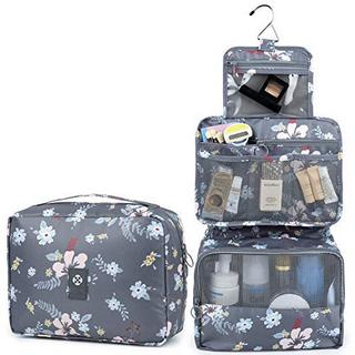 Only-bags.store Kulturtasche zum Aufhängen Grosser Waschbeutel mit Haken  