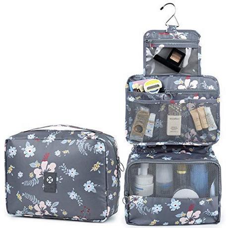 Only-bags.store Kulturtasche zum Aufhängen Grosser Waschbeutel mit Haken  