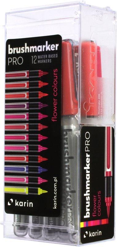 Karin KARIN Brush Marker PRO 27C4 Flower colours 12 Stück  