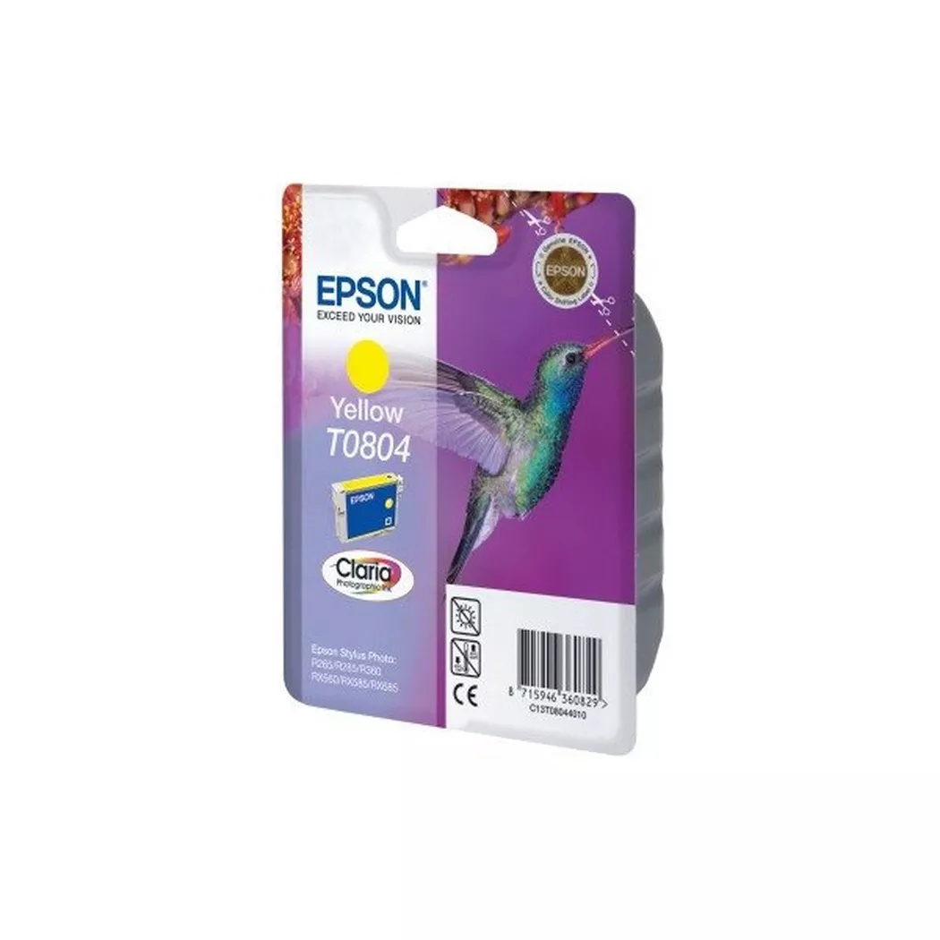 Epson – Tintenpatrone yellow T080440 Stylus Photo R265 460 Seiten, One Size
