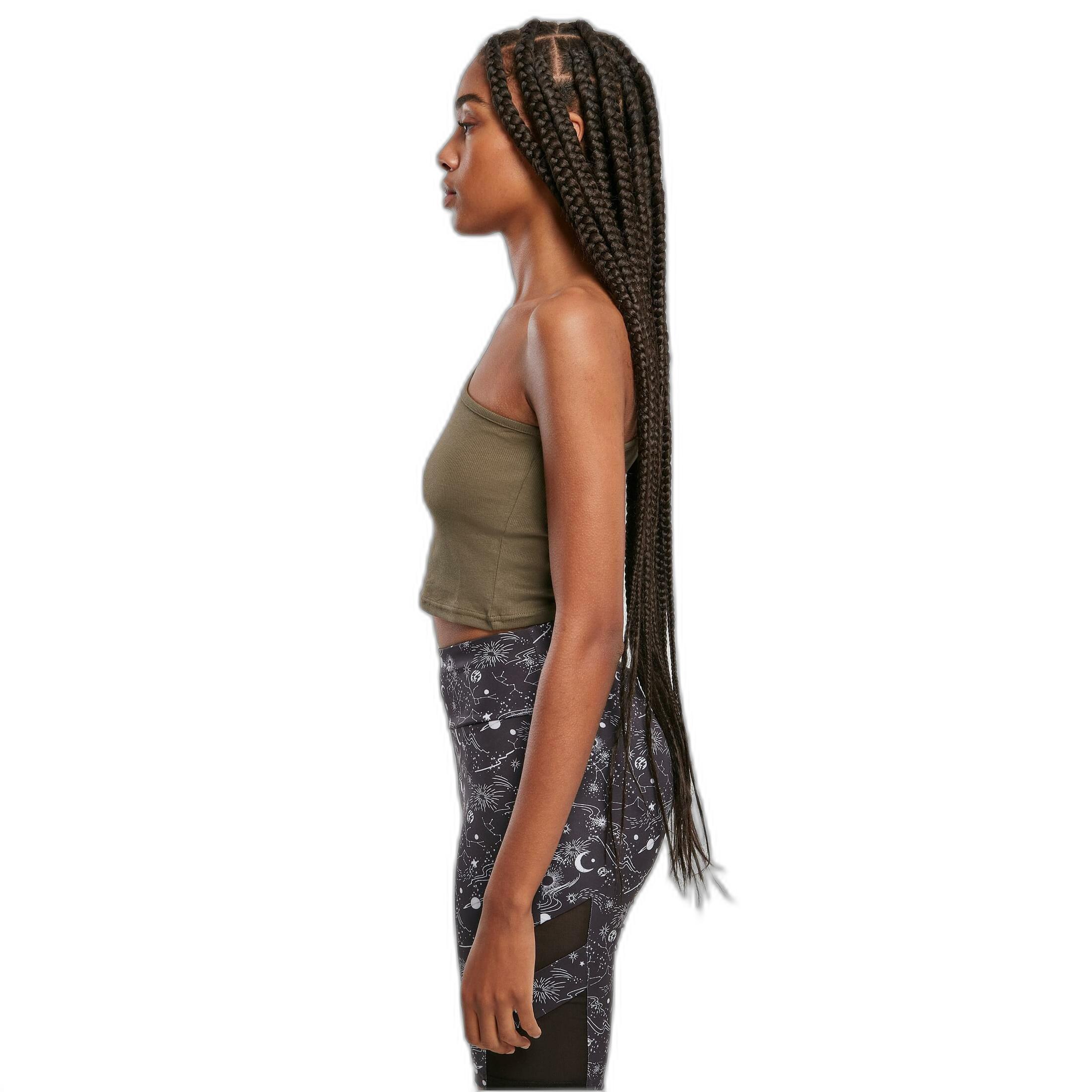 URBAN CLASSICS Asymmetrisches kurzes Tanktop  