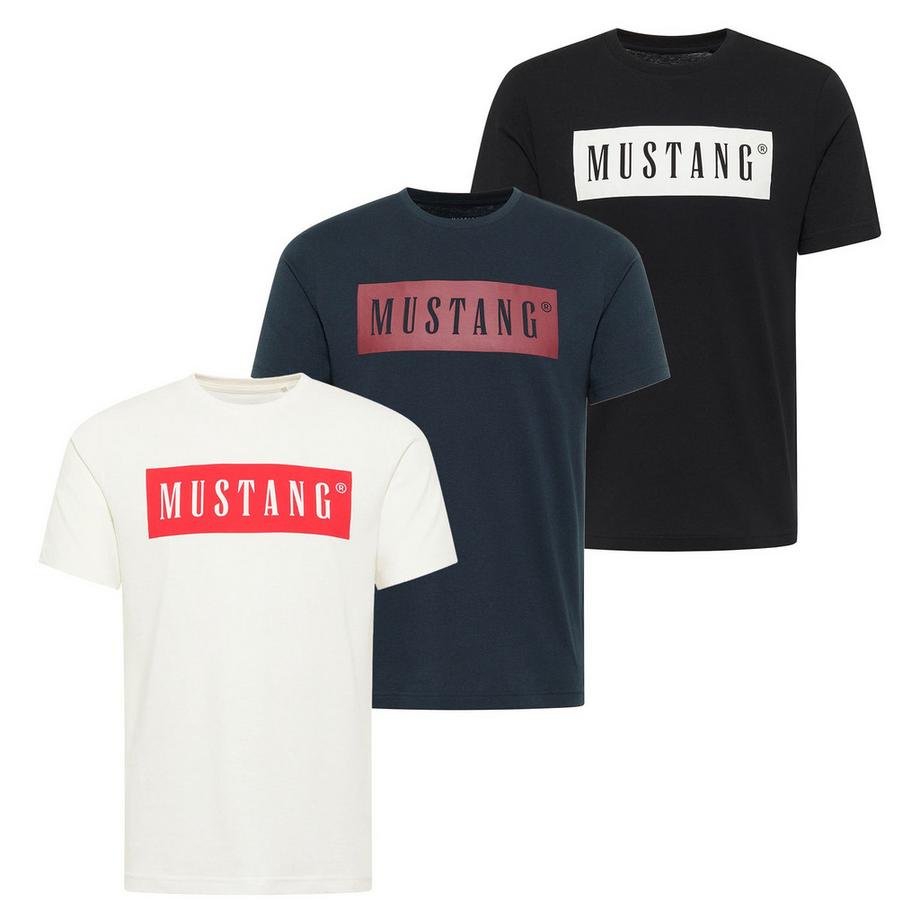T-Shirt  3er Pack Bequem sitzend-Style Austin 3P
