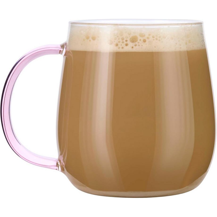 Uberstar Glastassen farbige Henkel 4er-Set  