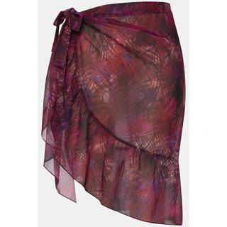 Ulla Popken Gonna a Portafoglio Savana Orlo con Ruche Laccetti  