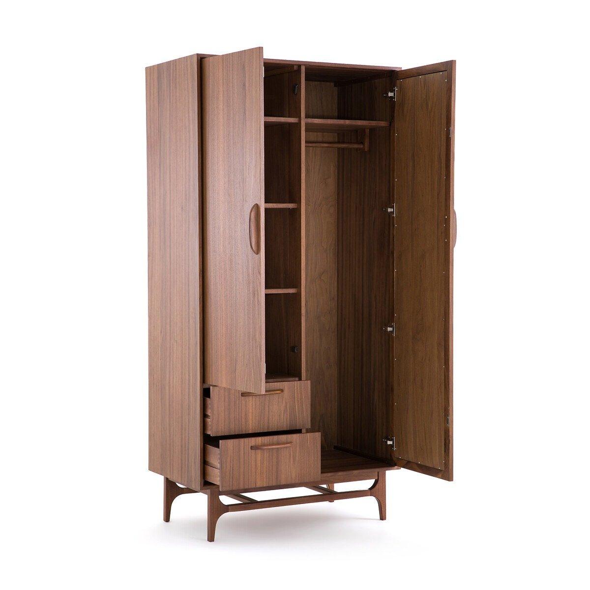 La Redoute Intérieurs Armoire 2 portes plaqué noyer  