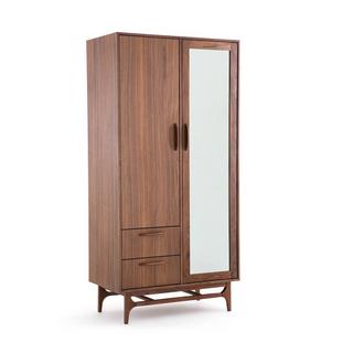 La Redoute Intérieurs Armoire 2 portes plaqué noyer  