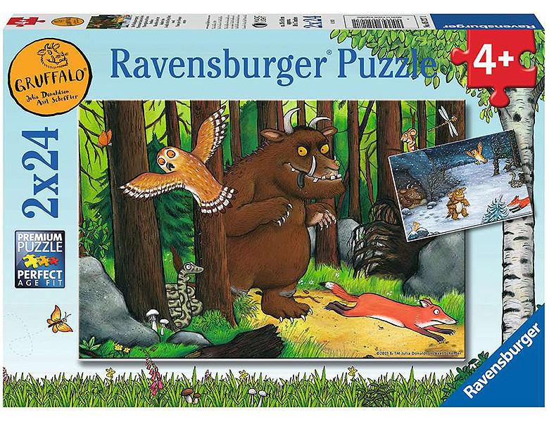 Ravensburger  Ravensburger Kinderpuzzel 2x24 stukjes The Gruffalo 
