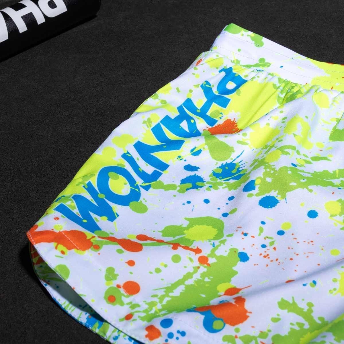 Phantom Athletics  Fightshorts FUSION Splatter /Neon 