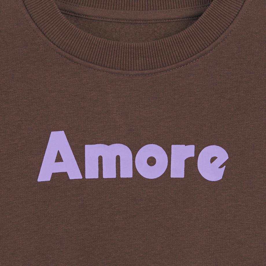 La Redoute Collections  Sweatshirt mit Rundhals und Message 