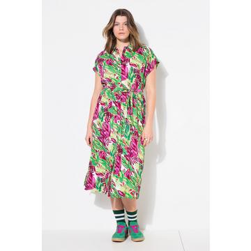 Robe maxi oversize, imprimé jungle
