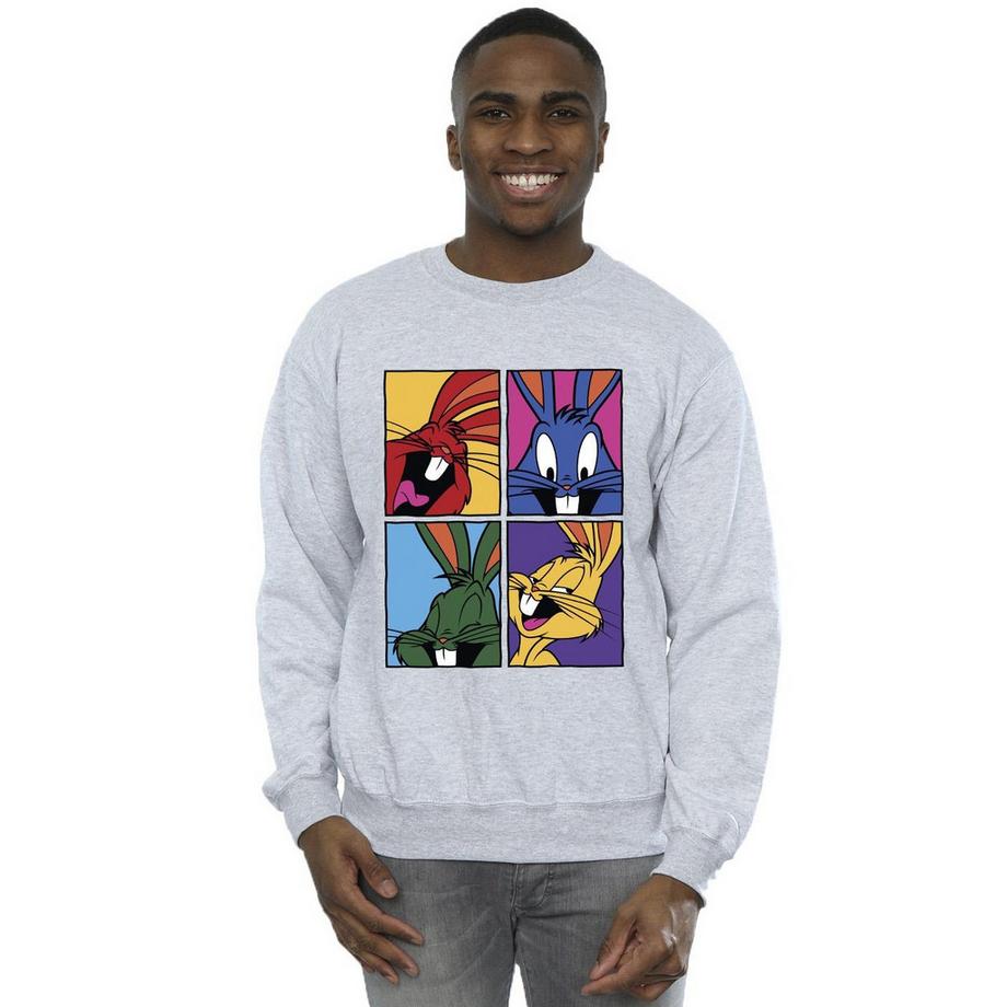 LOONEY TUNES Bugs Bunny Pop Art Sweatshirt  