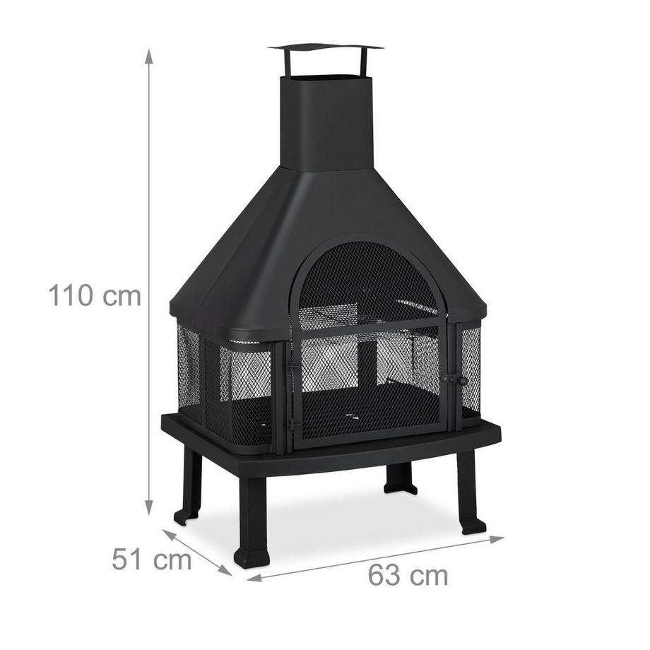 B2X Réchaud d'extérieur avec grill  