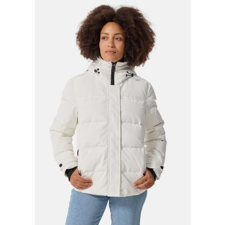 CASH-MERE.CH Parka in piumino con cappuccio e fodera in cashmere  