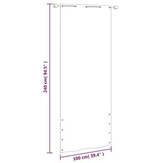 VidaXL paravento per balcone  