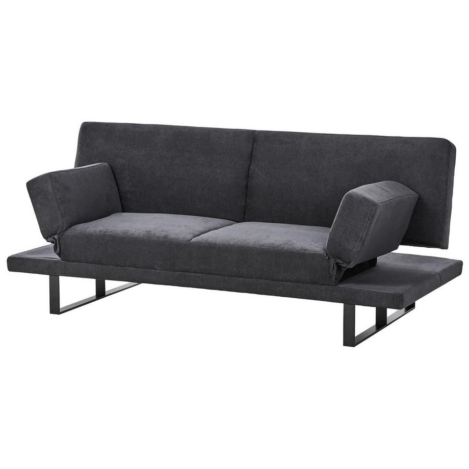 Beliani Schlafsofa aus Chenillegewebe  YORK  