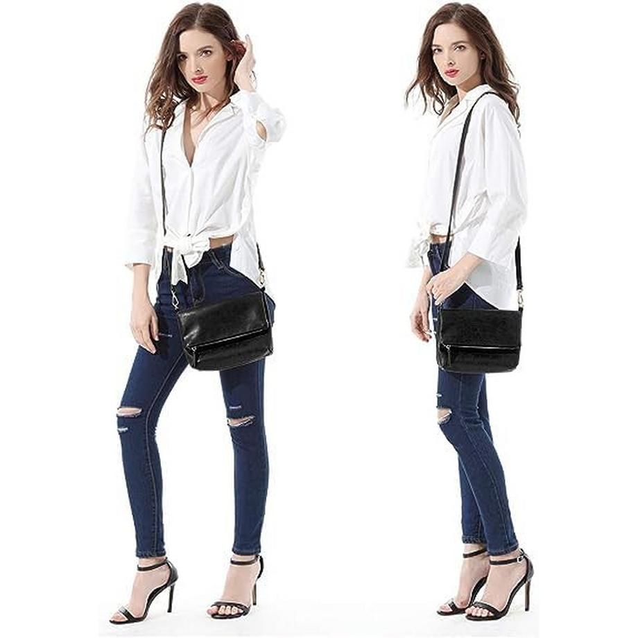 Only-bags.store Kleine Handtasche Umhängetasche Umhängetasche aus PU-Leder  