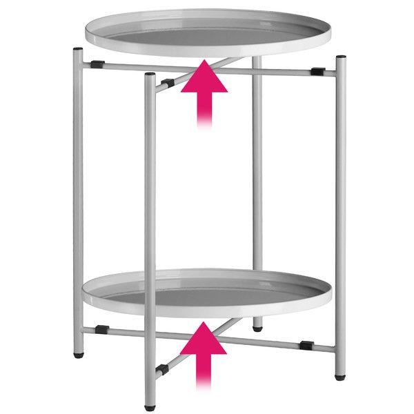 Tectake Tavolino Oxford 45,5 x 45,5 x 53 cm  