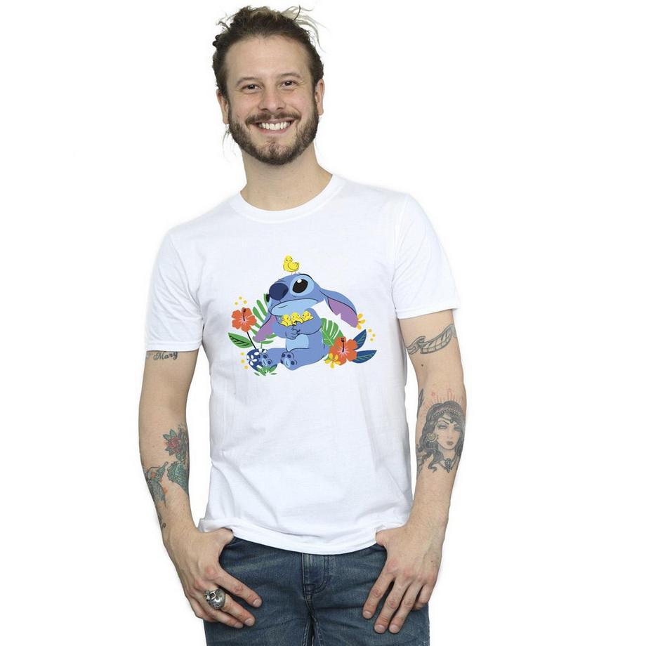 Disney Stitch Tropical Stampa Grafica T-Shirt  