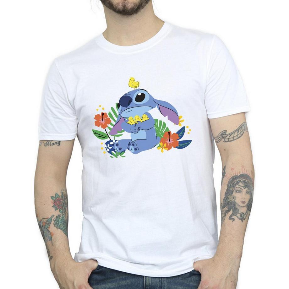Disney Stitch Tropical Stampa Grafica T-Shirt  