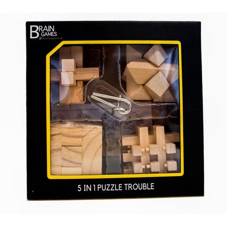 Brain Games  Denkspiele 5 in 1 Puzzle 