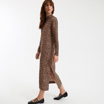 Robe droite imprimé animalier