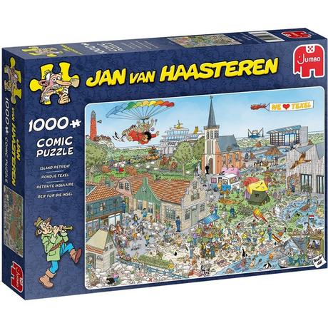 JUMBO  Jumbo 20036 Jan Van Haasteren-Reif für die Insel-1000 Teile Puzzlespiel, Mehrfarben 
