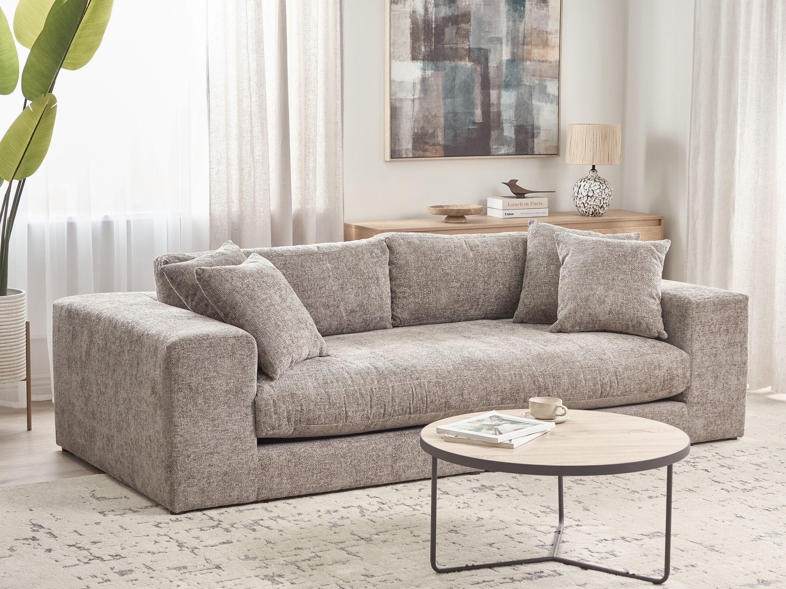 Beliani 3 Sitzer Sofa aus Polyester Modern GLORVIKA  