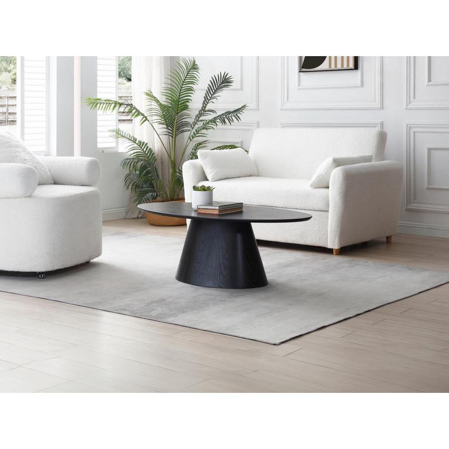 Vente-unique Couchtisch - MDF - Schwarz - ANTELADA  