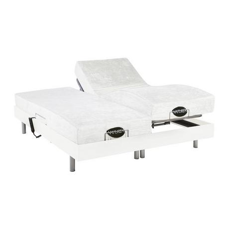 NATUREA Set da relax con sospensioni memory foam e bambà¹ LYSIS III di NATUREA Motori OKIN 20Bianco  
